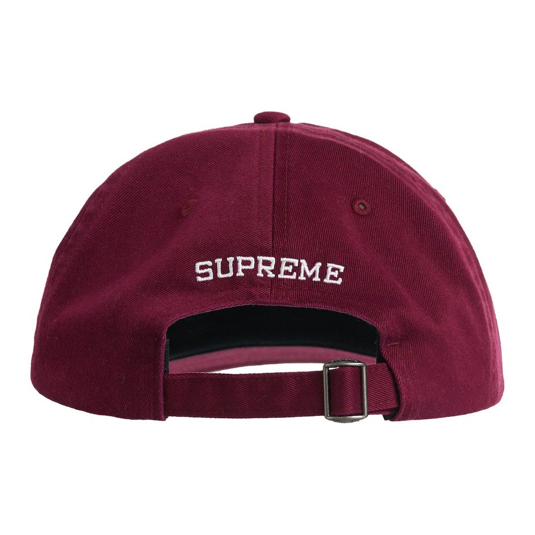 Supreme Reverse Logo 6-Panel 'Burgundy' | NWAHYPE