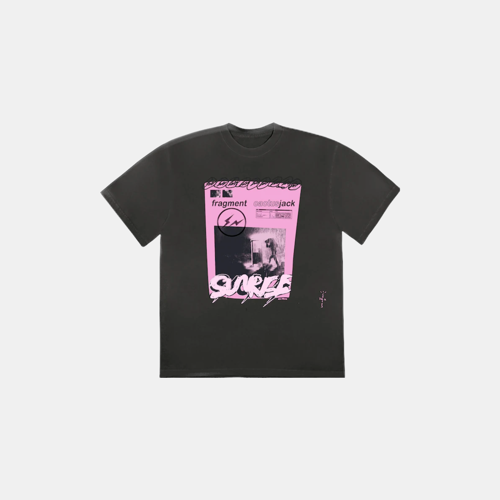 Cactus Jack for fragment pink sunrise Blue T-shirt, hoodie