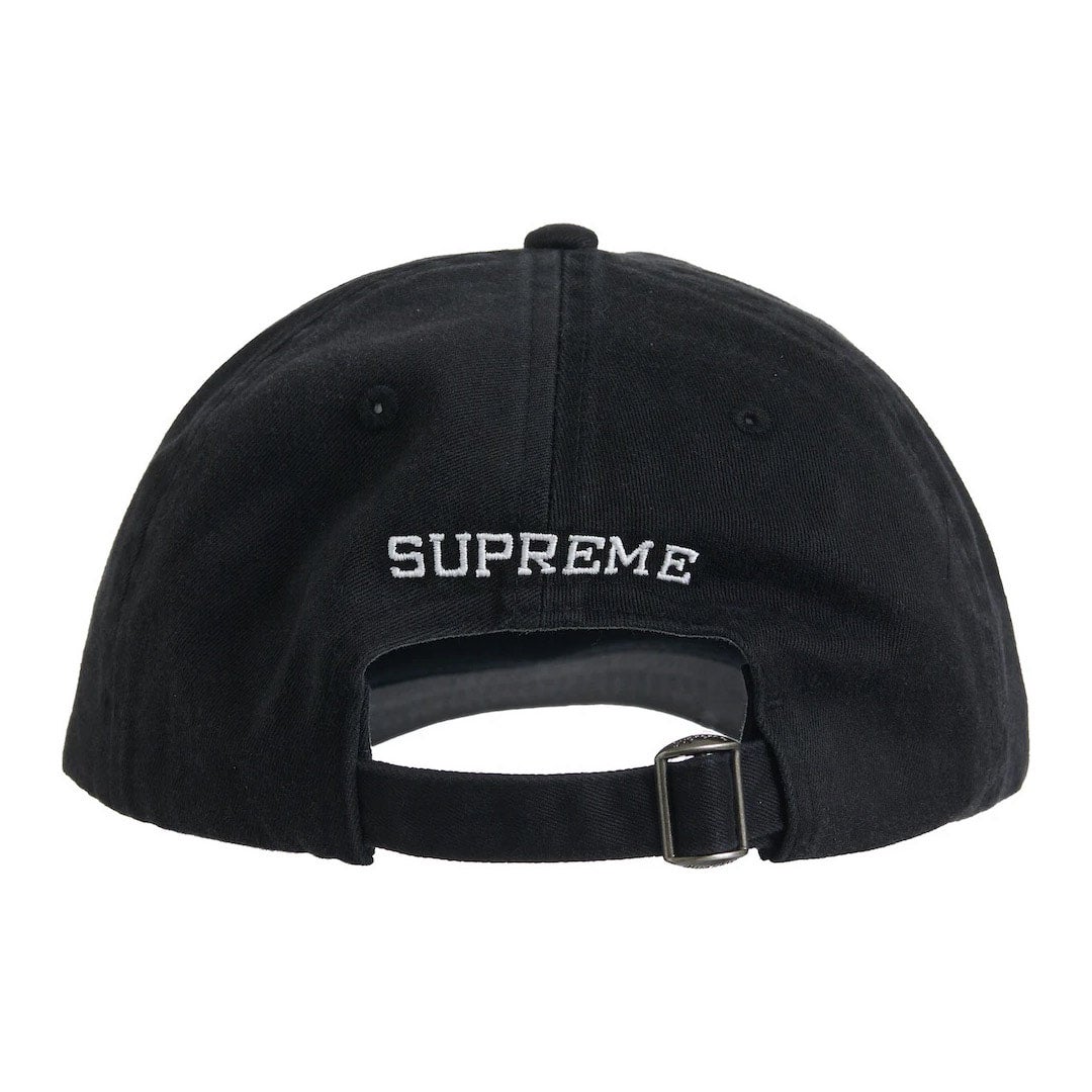 Supreme Mens/ Womens Strap Logo Red Black Hat Baseball Cap