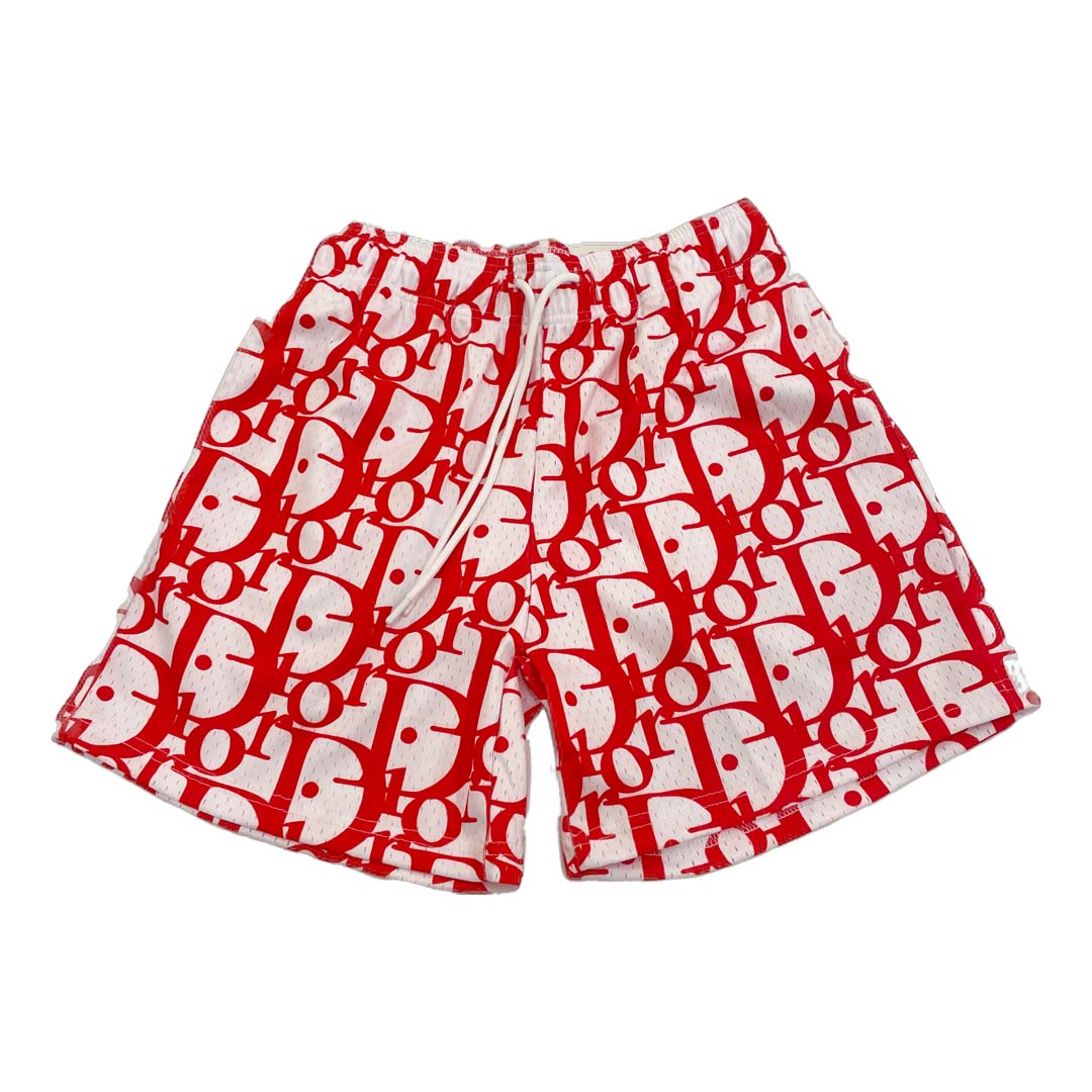 Bootleg Dior Shorts 'White Red' | NWAHYPE
