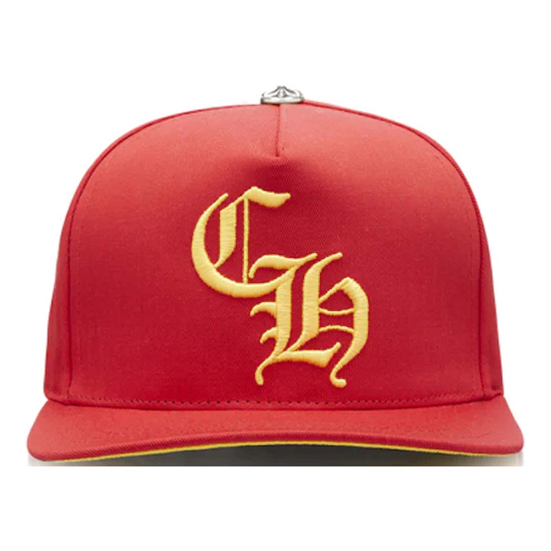 Chrome Hearts CH Baseball Cap 'Red/Yellow' | NWAHYPE