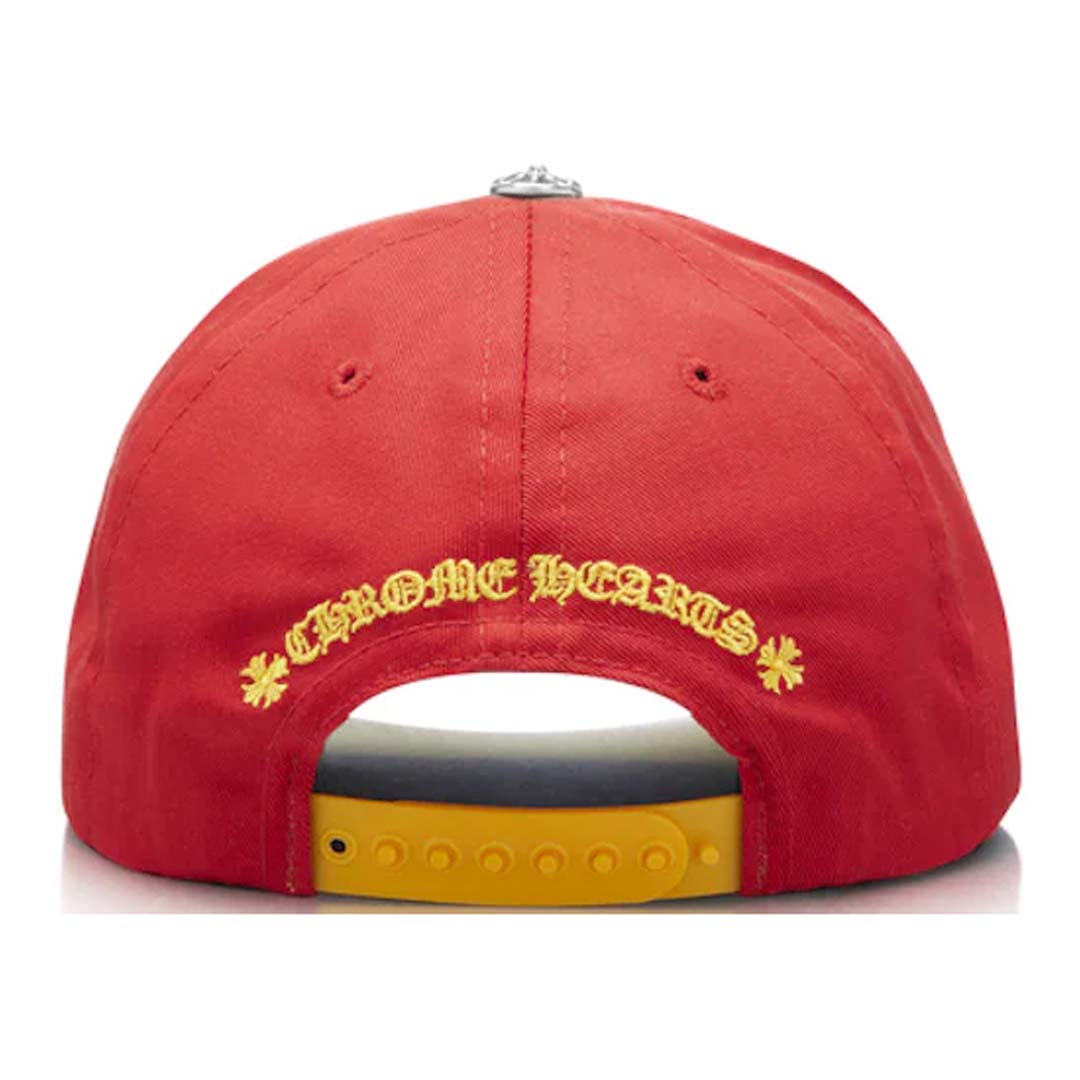 Chrome Hearts CH Baseball Cap 'Red/Yellow' | NWAHYPE