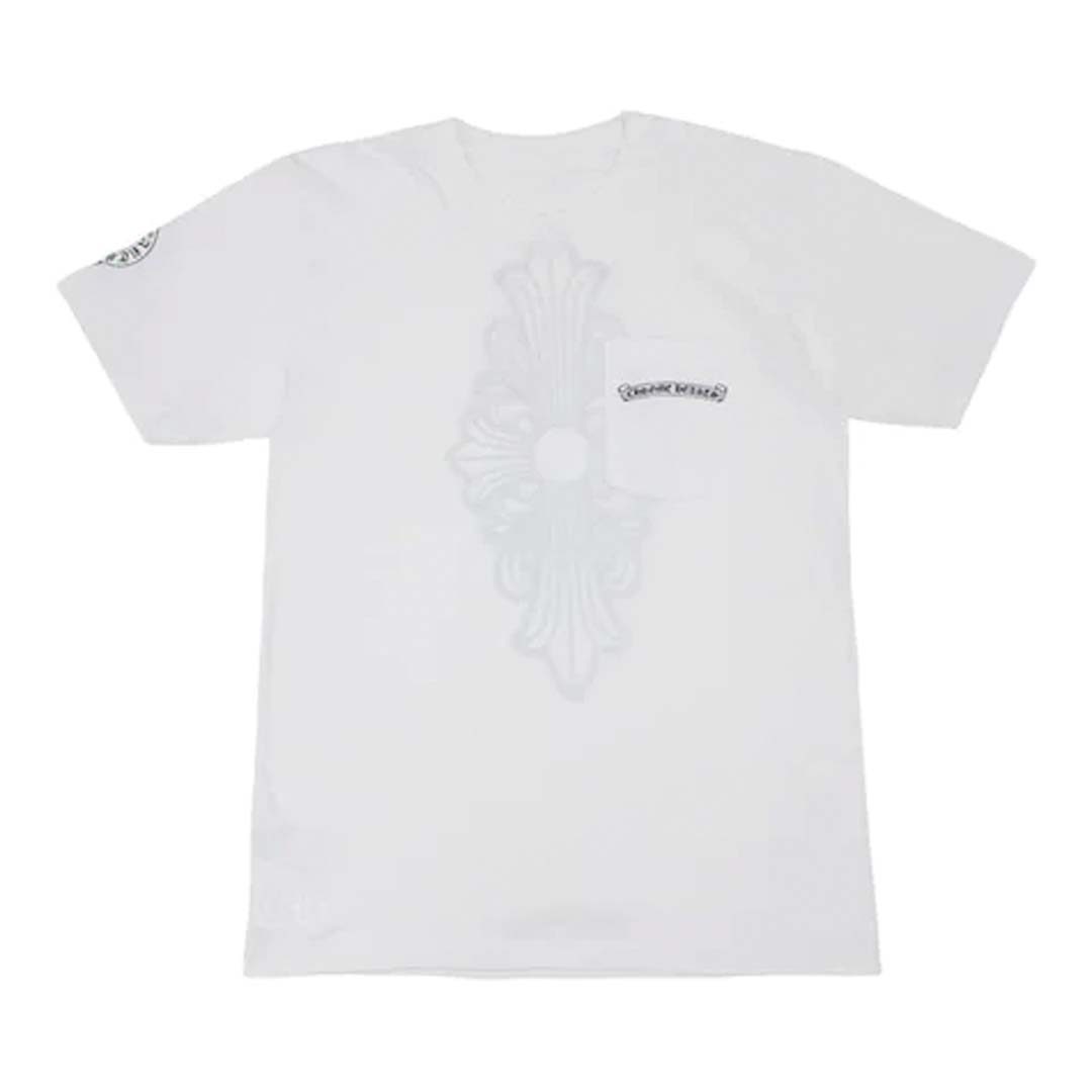 Chrome Hearts White Floral Logo T-Shirt