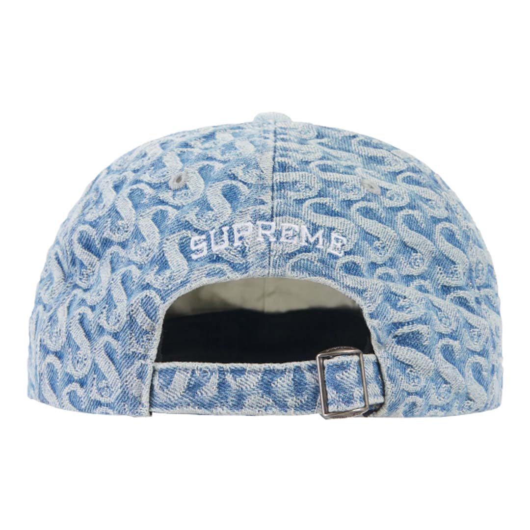Supreme Monogram Denim Hat 'Blue