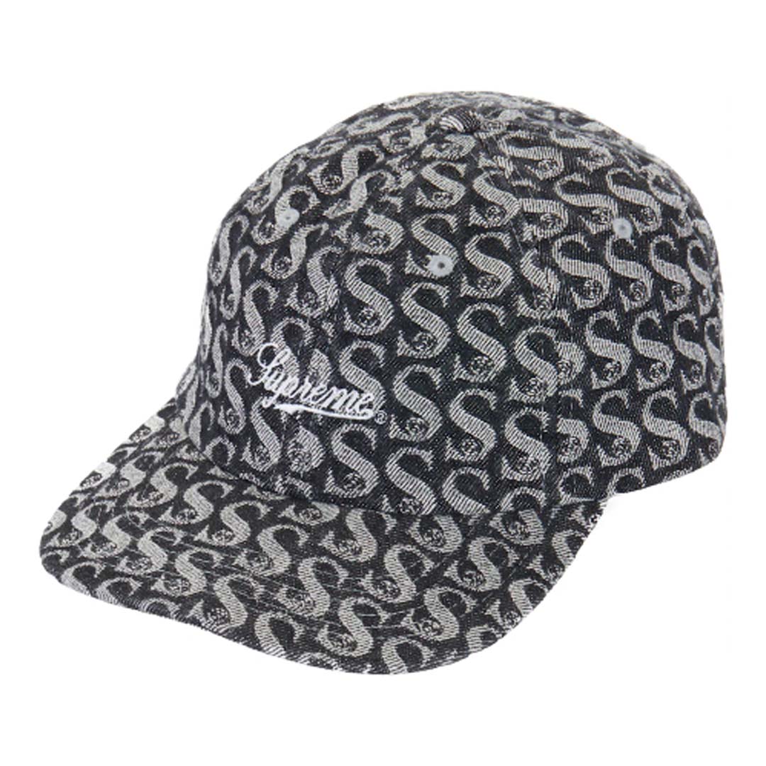 Supreme Monogram Denim Hat 'Black' (OSFA)