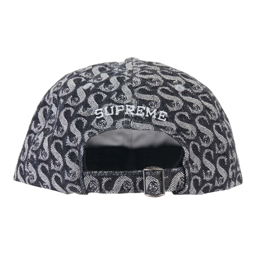 Supreme Monogram Denim 6-Panel Black - FW21 - US