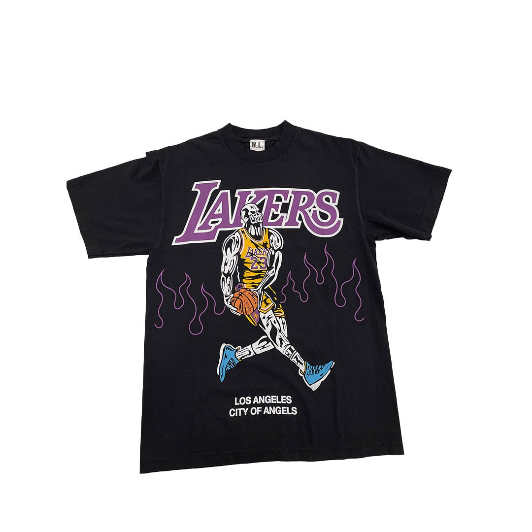 Los Angeles City Of Angels Lebron Lakers Warren Lotas Unisex T