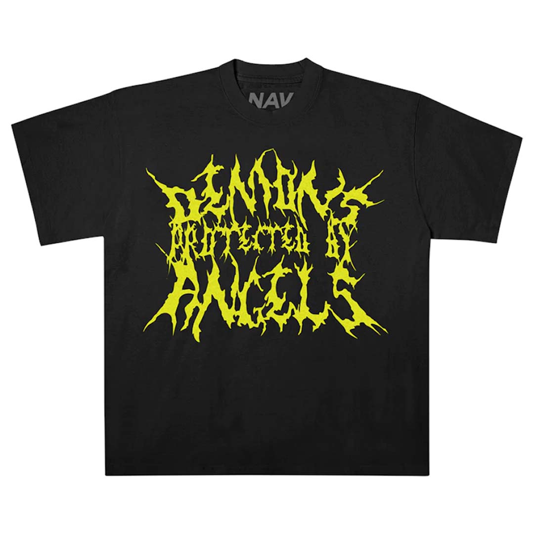 Vlone x Nav DPBA Jagged T-shirt 'Black'