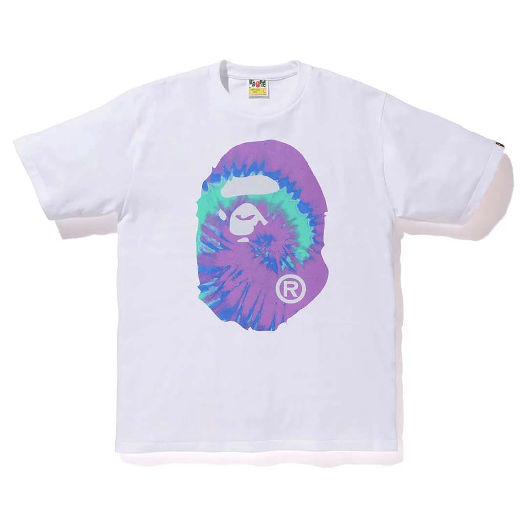 Tie dye hotsell bape shirt