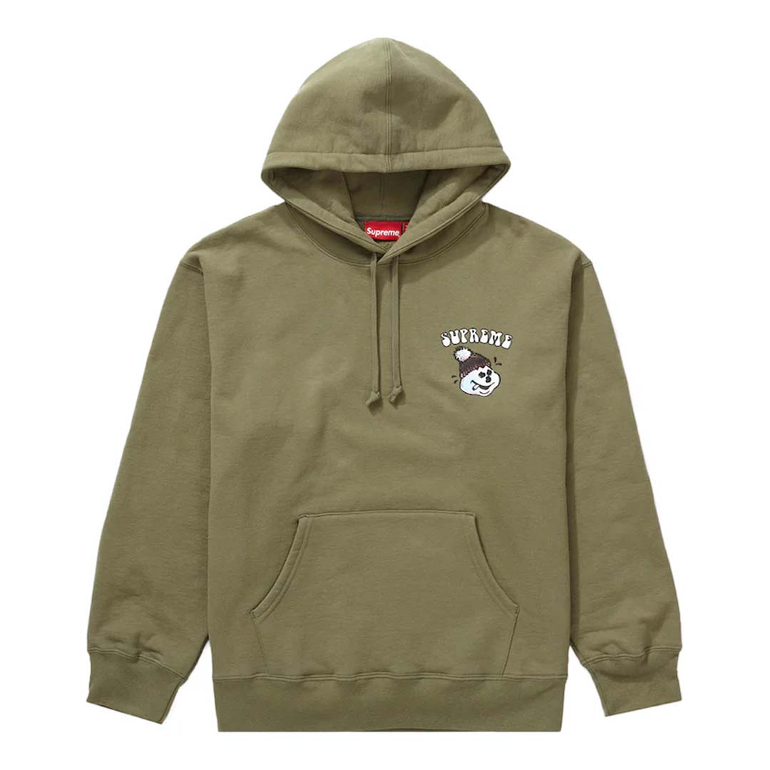 Supreme Snowman Sweatshirt 'Light Olive'