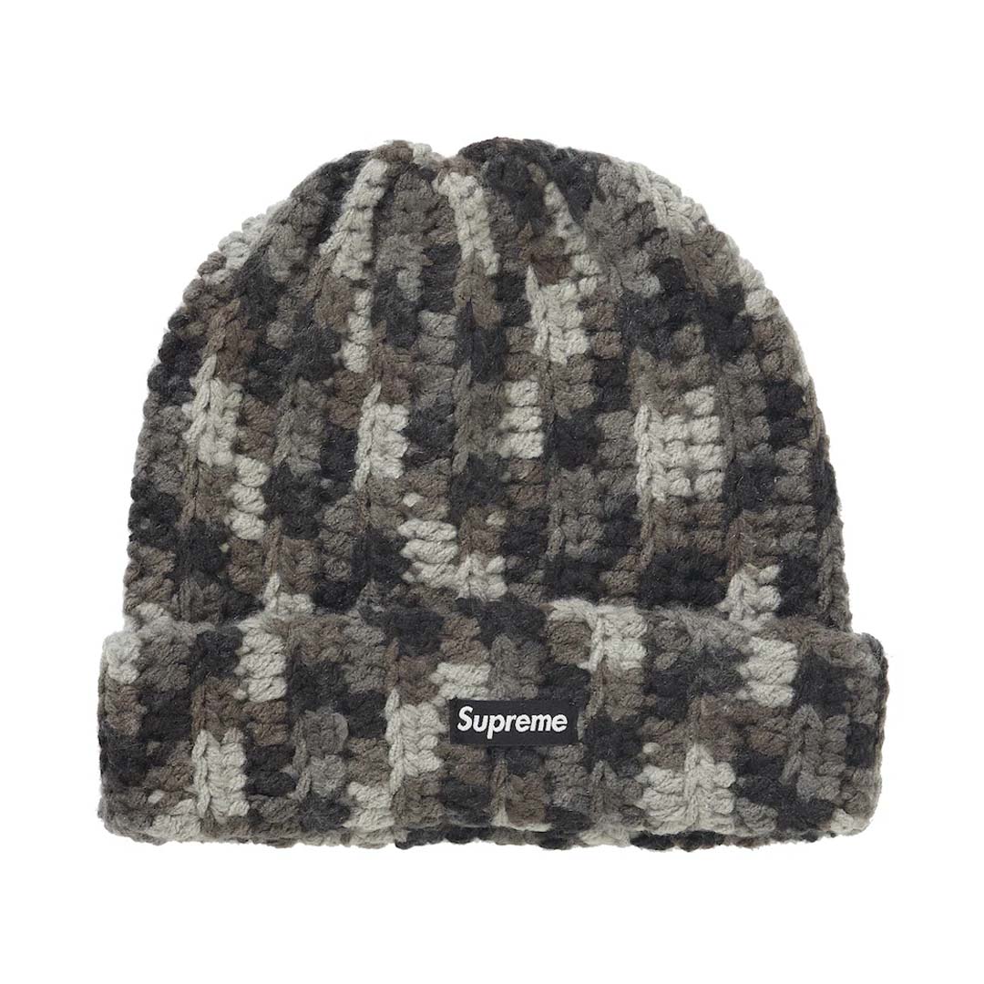 Supreme Crochet Beanie 'Black'