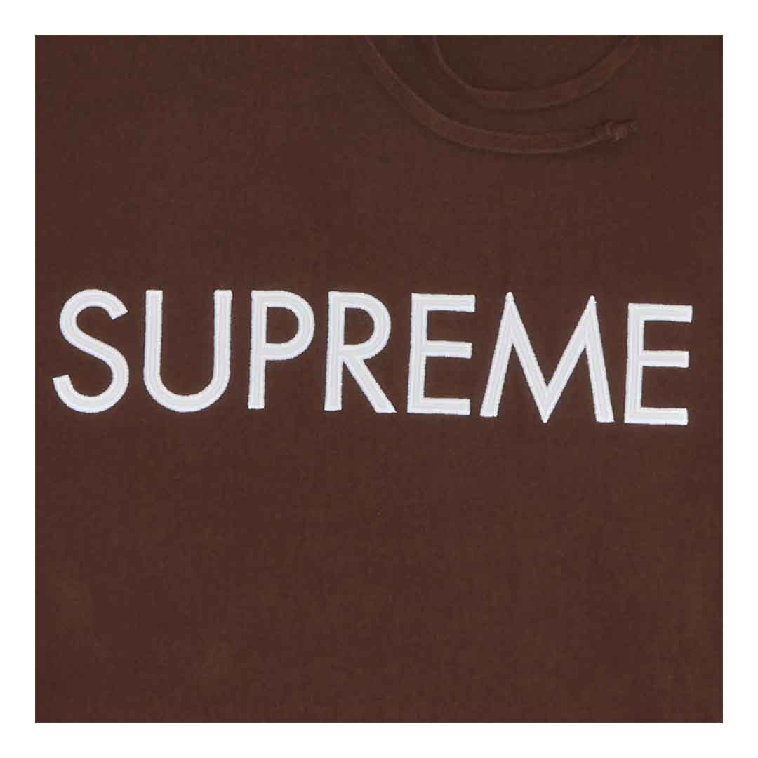 Supreme Capital Hooded Sweatshirt Black