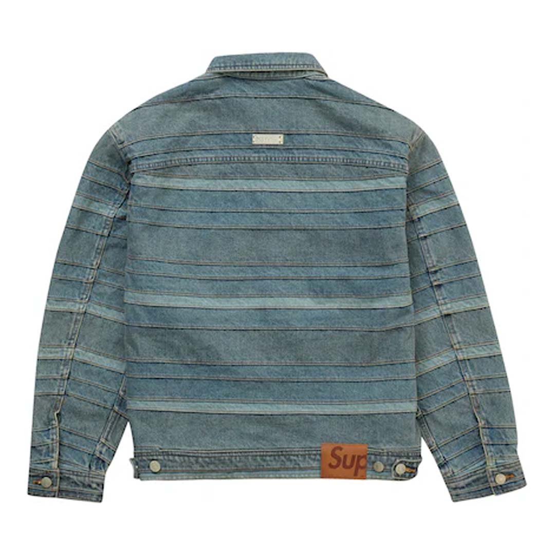 Supreme Layered Denim Trucker Jacket 'Washed Blue'