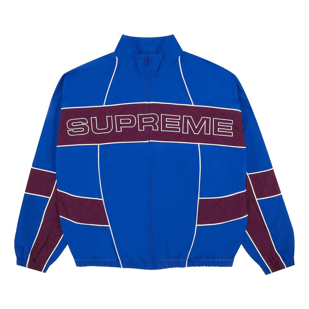 Supreme Jacquard Panel Track Jacket 'Royal'