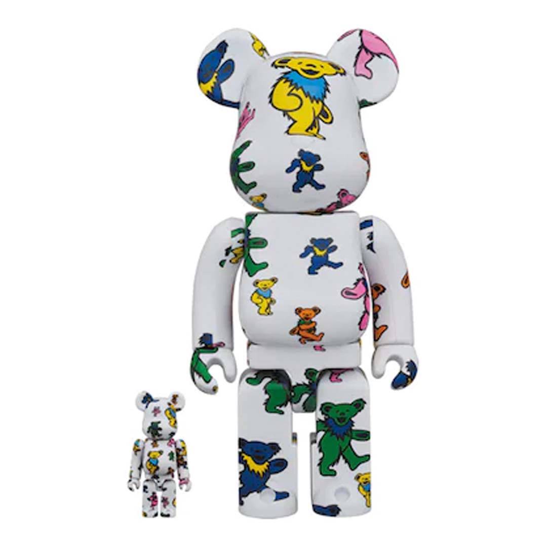 Bearbrick x Grateful Dead (Dancing Bear) 100% & 400% Set - US