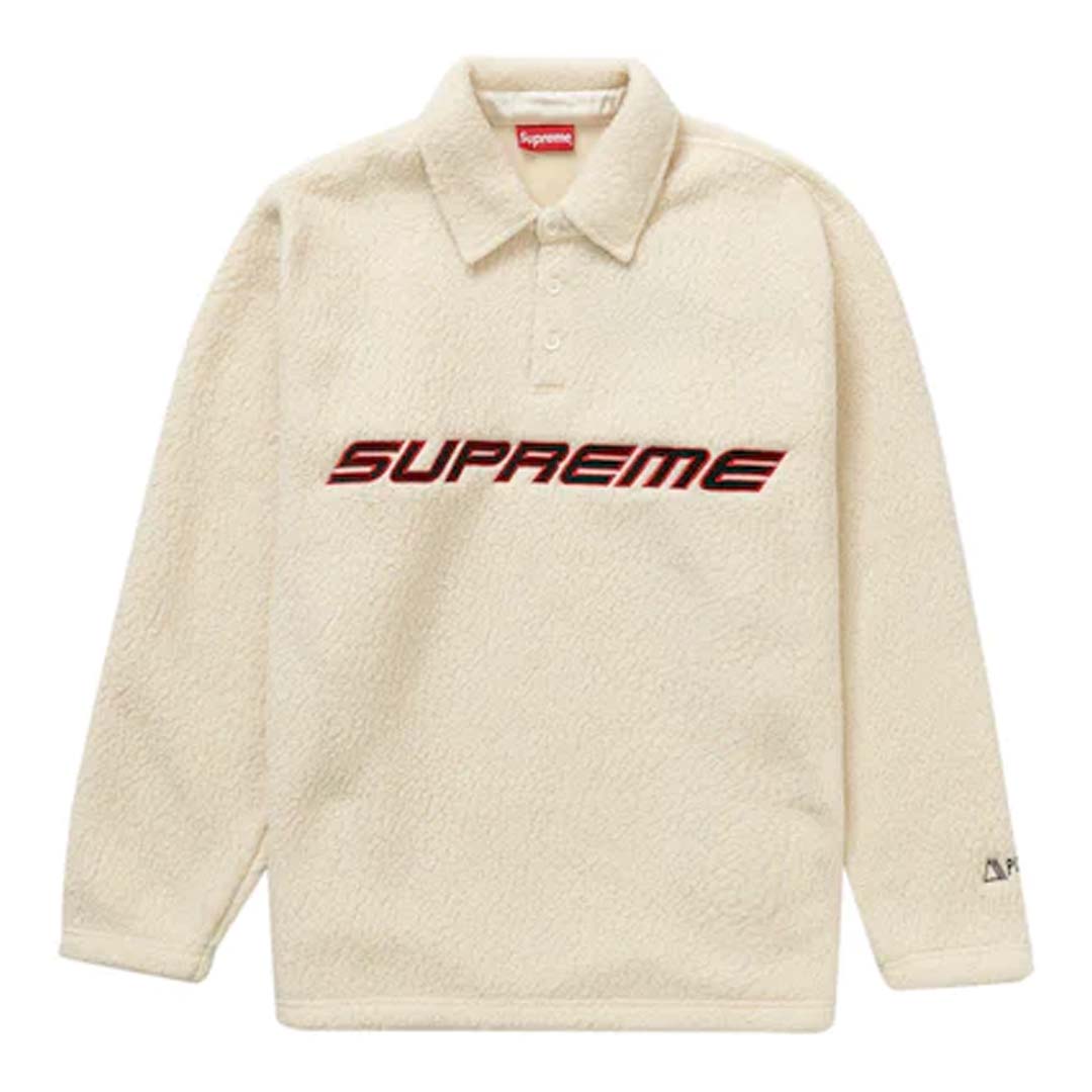 Supreme x Polartec L/S Polo 'Natural'