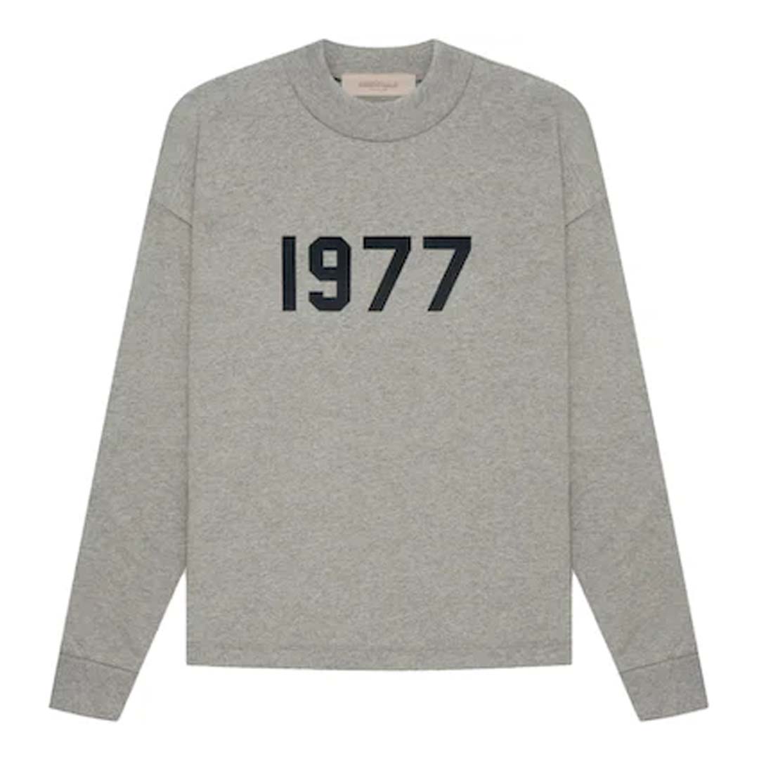 Fear of God Essentials 1977 L/S Tee 'Dark Oatmeal'