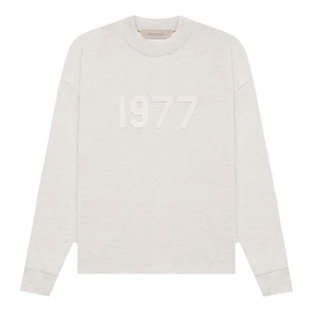 Fear of God Essentials 1977 L/S Tee 'Light Oatmeal'