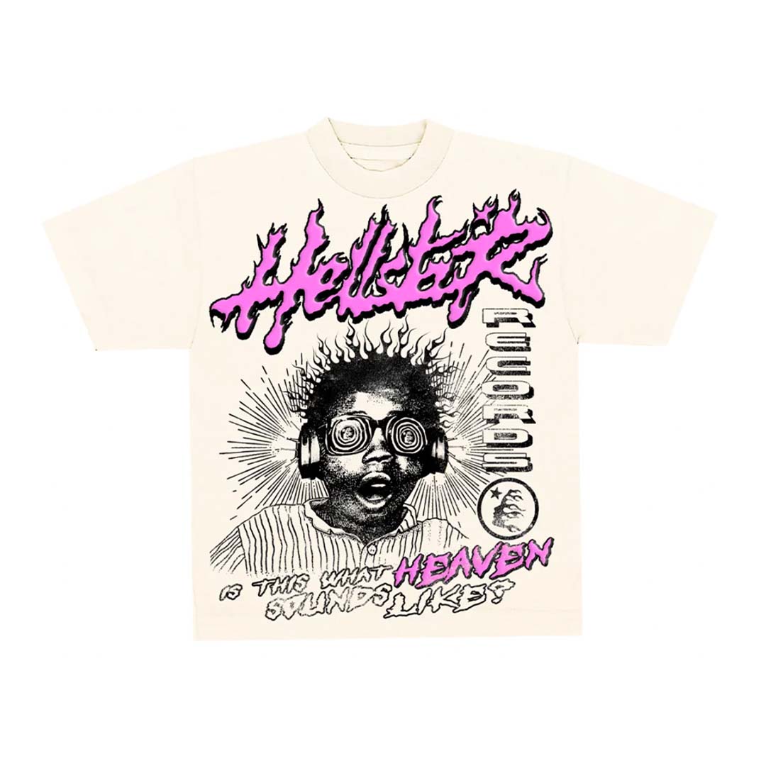 Hellstar Studios Sounds Like Heaven Tee Cream NWAHYPE