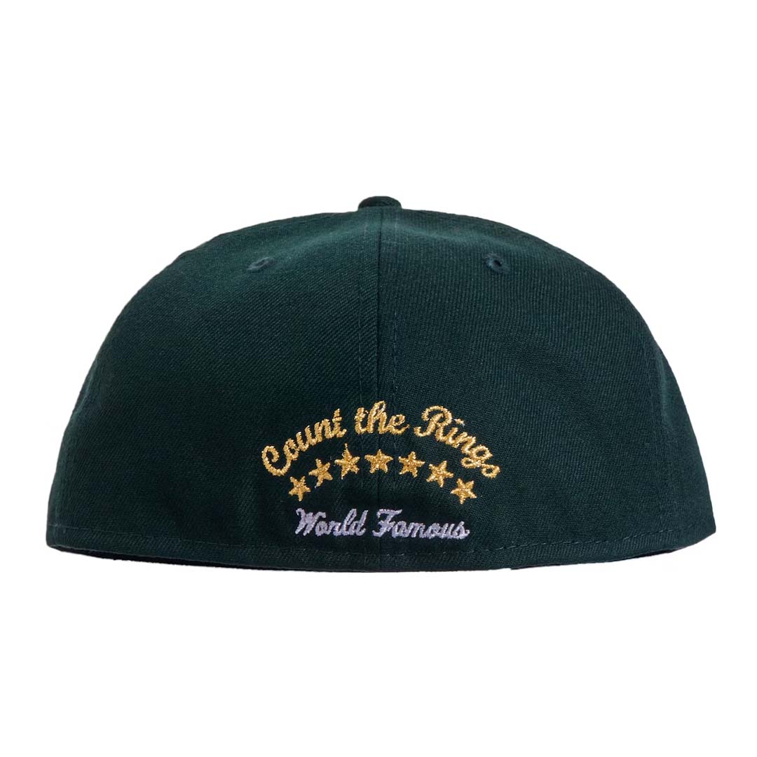 Supreme Undisputed Box Logo New Era Fitted Hat Dark Green | NWAHYPE