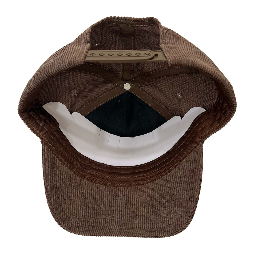 Grateful Corduroy Baseball Cap in Brown