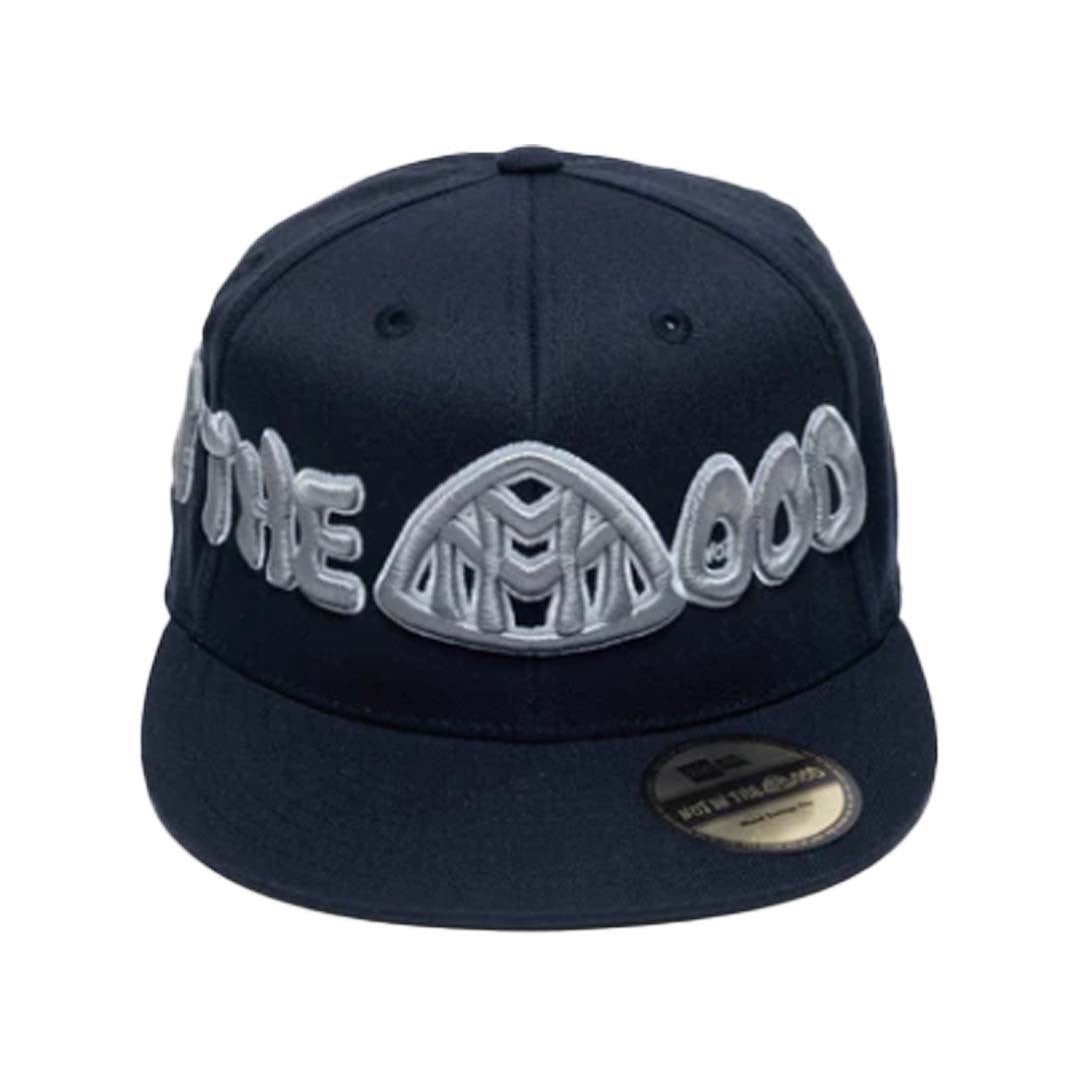 Mood Swings Not In The Mood NYC Fitted Hat Navy Silver | NWAHYPE