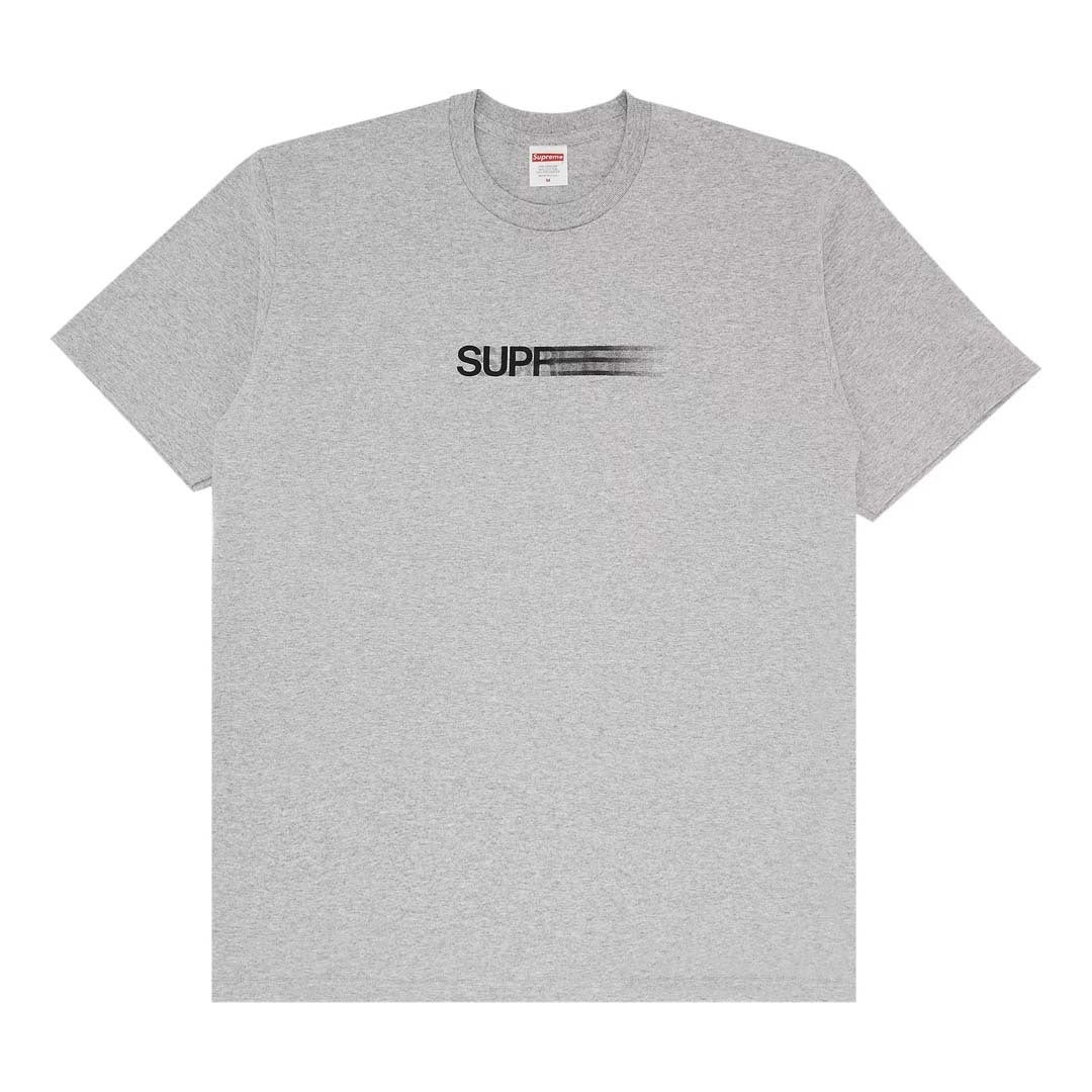 Supreme Motion Logo Tee Heather Grey