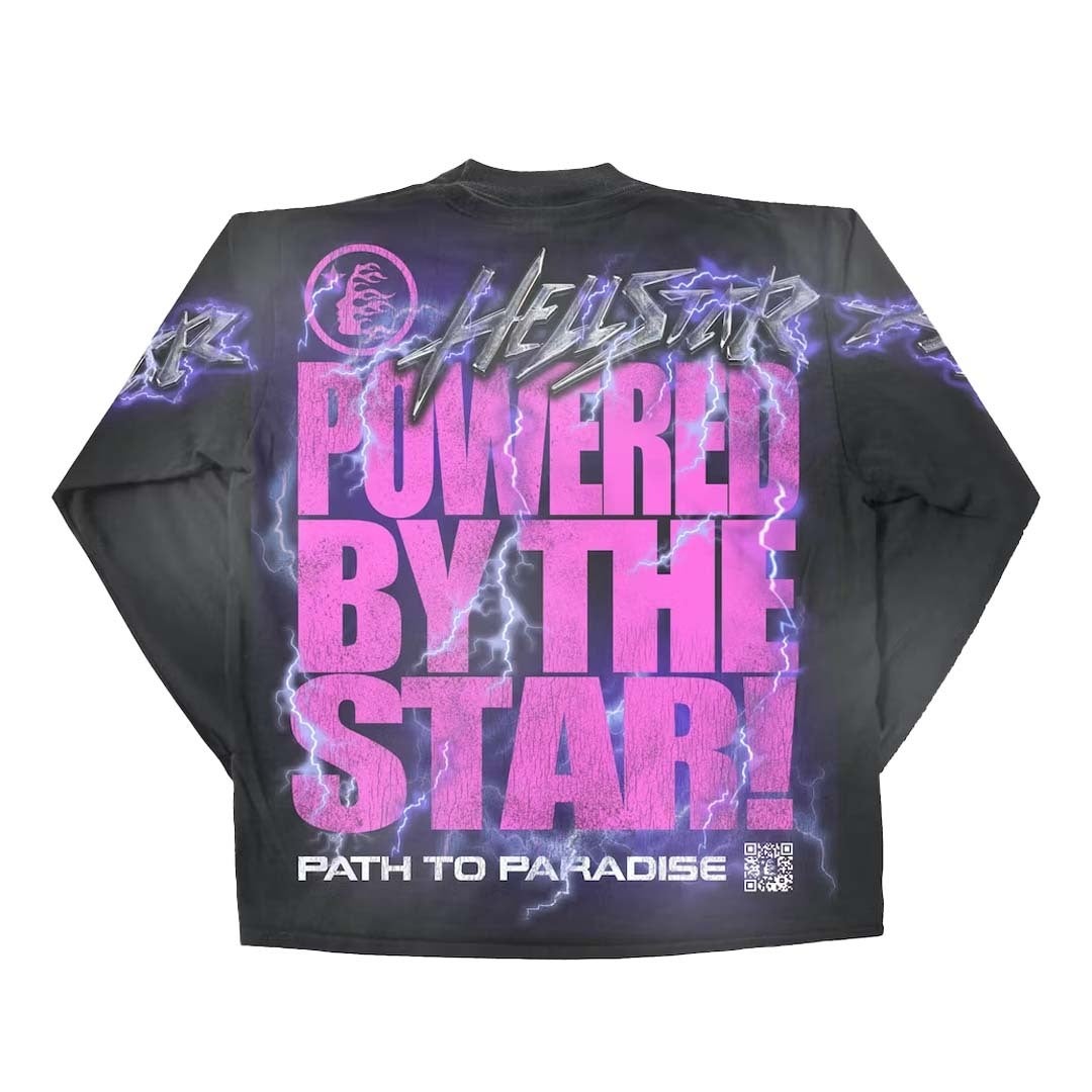 Hellstar Powered By The Star L/S Tee Black