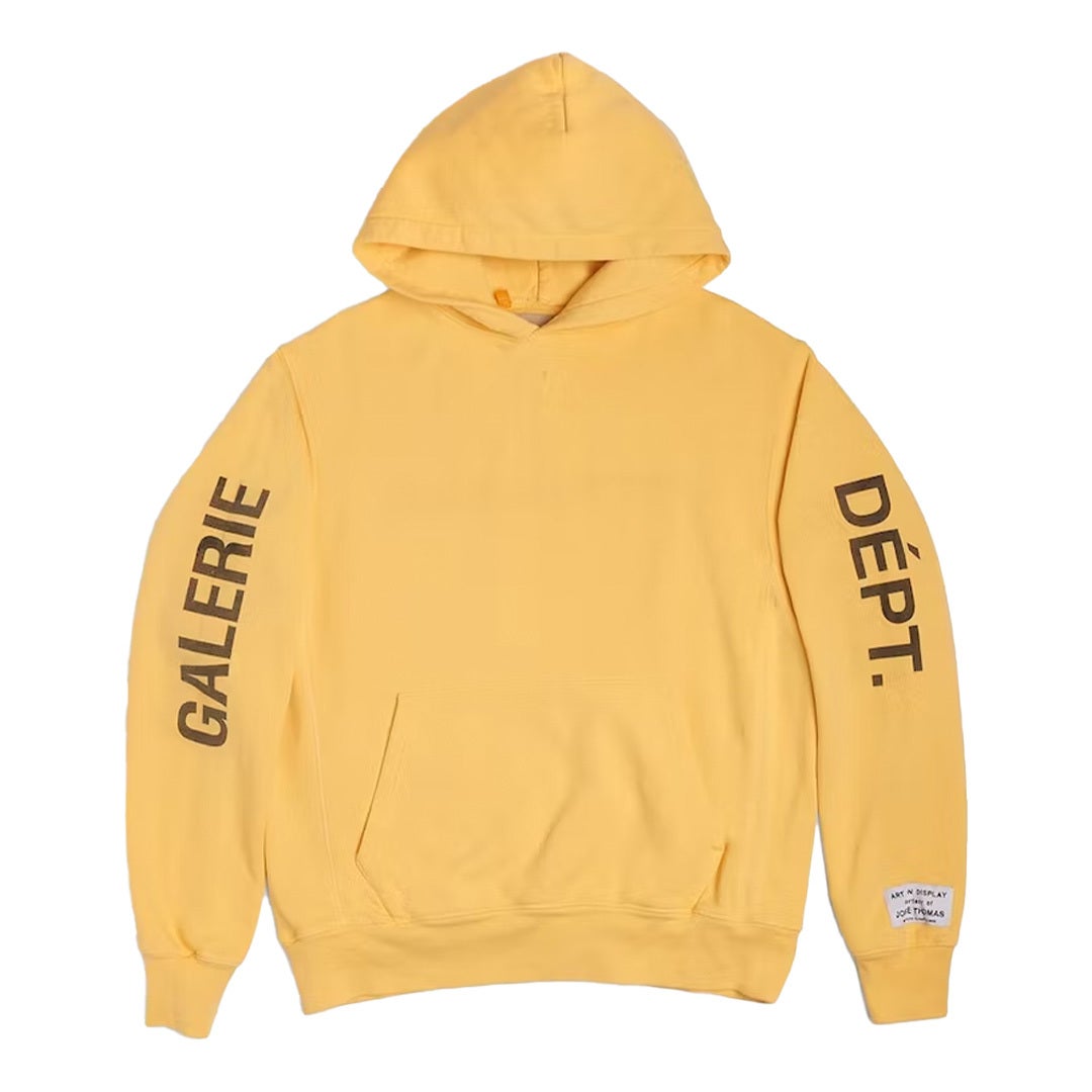 reversible navy french logo hoodie