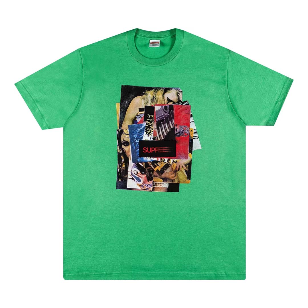 Supreme Stack Tee 'Green' | NWAHYPE