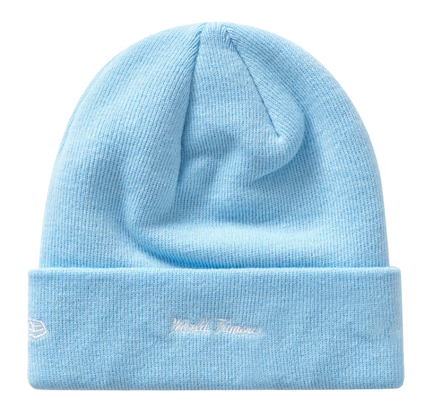 Supreme New Era Box Logo Beanie (FW19) Light Blue | NWAHYPE